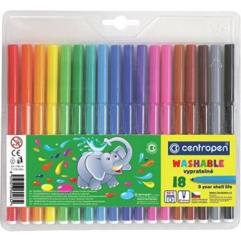 Centropen Washable 7790 18 ks