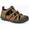 Keen SEACAMP II CNX CHILDREN dark olive/gold flame Veľkosť: 30 detské sandále
