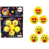 mamido Sada gumových loptičiek emoji žltej