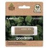 Goodram USB flash disk, USB 3.0, 64GB, UME3 ECO FRIENDLY, hnedý, UME3-0640EFR11, USB A, s krytkou