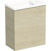 Umývadlo so skrinkou do kúpeľne Intedoor TRENTA 42 cm dub kendal prírodná TRE 42 1D L PU 70