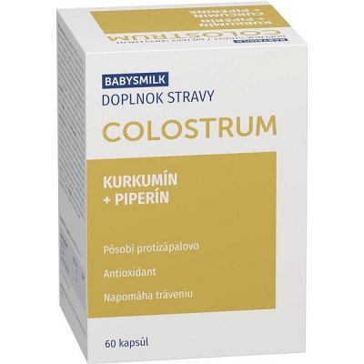 Babysmilk Colostrum kurkumin + piperin 60 kapsúl