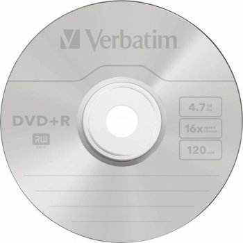 Verbatim DVD+R 4,7GB 16x, 25ks