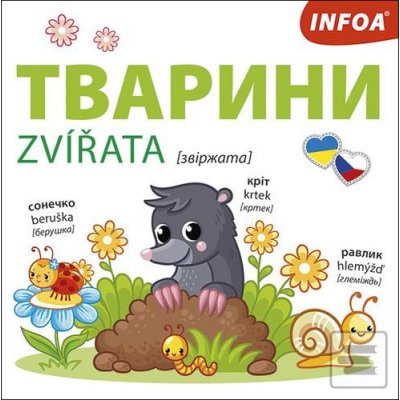 Ukrajinsko-české leporelo – Zvířata