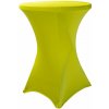 TENTino Elastický obrus STANDARD na koktejlový bistro stôl 60 cm VIAC FARIEB Farba obrusu: SVETLOZELENÁ / APPLE GREEN