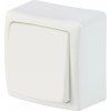OBI Vypínač/ prepínač krémový biely 6,3 x 6,3 x 3,1 cm