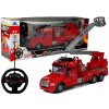 LEAN TOYS RC Hasičské auto s rebríkom diaľkovo ovládané