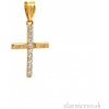 Zlatnictvo.sk Zlatý prívesok Krížik PRI25906