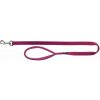TRIXIE Vodítko PREMIUM s vyplnenou rukoväťou 1m/20mm (M-L) - fuchsie