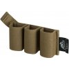 Helikon-Tex TRIPLE ELASTIC INSERT® - POLYESTER - COYOTE (Pieskovohnedé pružné putká s Versatile Insert Systemom od Helikontexu)