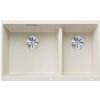 Blanco Subline 430/270 - Silgranitový drez, 76x46 cm, drez vľavo, InFino, jemná biela 527167