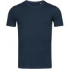 STEDMAN CREW NECK T MORGAN / Pánske vypasované tričko - marina blue L