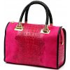 Dámska kožená kabelka Luka 25-088 magenta s bočným popruhom 31,5 x 22,5 x 16 cm