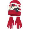Sun City Červená čiapka a rukavice Minnie a Mickey - veľkosť 54