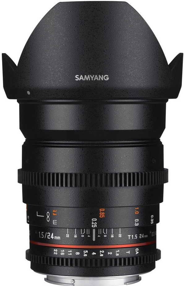 Samyang 24mm T1.5 VDSLR II MFT