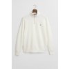 MIKINA GANT REG SHIELD HALF ZIP SWEAT EGGSHELL
