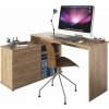 Tempo Kondela Univerzálny rohový PC stôl, dub artisan, TERINO