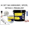 M SET NA KARAVANY 10kg - Tekutá guma ALFEMA TG500 biela 5 kg, Penetrácia ALF PR50, Geotextília malá PP100g 100mm x 25m, náradie (M SET 10kg DOPRAVA)