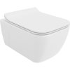 Mexen Margo WC misa Rimless s pomaly zatvárajúcim slim sedadlom, duroplast, biely lesk - 30420800