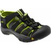 Keen Newport H2 Jr black/lime green dětské outdoorové sandály i do vody 34 EUR