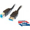 PremiumCord Kábel USB 3.0 Super-speed 5Gbps A-B 9pin 2 m