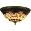 Stropné svietidlo Tiffany stropnica ELEGANT Ø 38x19 2*E14
