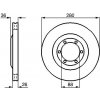 BOSCH Brzdový kotúč 0986478437