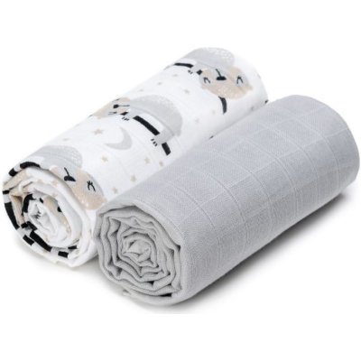 T-Tomi TETRA Cloth Towels EXCLUSIVE COLLECTION osuška Sloths 90x100 cm 2 ks