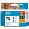 HP no 70 čierna a azúrová tlačová hlava, C9404A