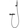 Imex BTM039-5NG MONZA temostatická sprchová batéria + sprchový set čierna matná