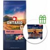 Ontario Adult Large Weight Control Turkey & Brown Rice 12 kg + Rabbit Snack 500g ZADARMO