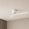 Stropný ventilátor Lucande Ventoro, Ø 132 cm, biely, kovový - 10048981