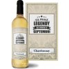 Sablio Tie pravé legendy sa rodia v septembri Chardonnay biele suché víno 12 % 0,75 l (holá fľaša)