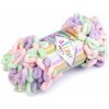 Pletacia priadza Alize Puffy color 100 g - (5938) mentolová fialová