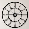Karls Design Drevené nástenné hodiny Glow 50 cm zlatá