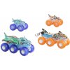 Hot Wheels Monster Trucks Power Smashers tahač a truck 4 vozidla v balení HYJ29