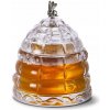 Crystal Bohemia Skleněná dóza Včelí úl 115 mm