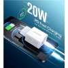 Choetech PD20W type-c wall charger white PD5005-WH