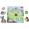 Trefl puzzle vkládačka Zvieratká na lúke 1/39 dielov