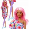 Barbie Modelka 189 Kvetinové šaty na jedno rameno