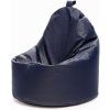 INTERMEDIC SK Sedací vak Yoko Ekokoža – 70x75 cm, rôzne farby Farba: E11 - Modrá tmavá (Ekokoža)