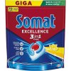 Somat Excellence 3v1 kapsle do myčky Lemon 70 ks