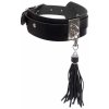 Kinky Diva Teasing tassel obojek černý