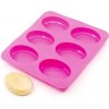 Silikónová forma s čipkou, 6 ks