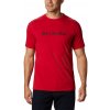 Columbia Pánske tričko NADROZMER CSC Basic Logo™ Short Sleeve NADROZMERNÁ VEĽKOSŤ Farba: Mountain Red, Veľkosť: 2X