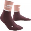 CEP Bežecké ponožky The Run Mid Cut Socks women black pink