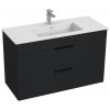 Jika Cube umývadlo so skrinkou 98 cm antracitová H4536521763521