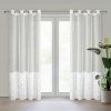 Takoy Záclona MARGARET 2 z etamínu zdobená mohérovou niťou 140 x 250 cm-HF-461420 | 140 x 250 cm