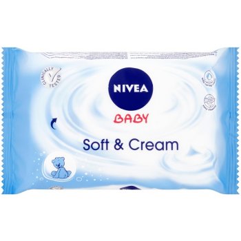 Nivea Baby Soft Care utierky 63 ks