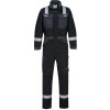 PORTWEST MODAFLAME WX3 FR503 / Nehorľavá reflexná kombinéza, stretch - čierna L